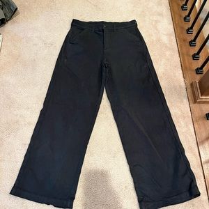 Black wide legged pants- American Eagle
